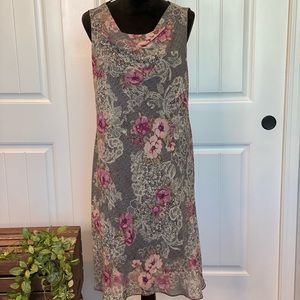 Cowl Neckline Sleeveless Dress